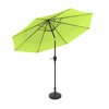 Pure Garden 10-Foot Outdoor Tilting Patio Umbrella and Base, Lime 50-100-LGB